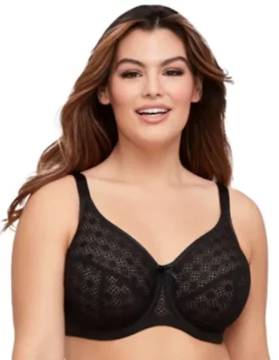 Full Figure Plus Lace Comfort WonderWire Bra Underwire #9855