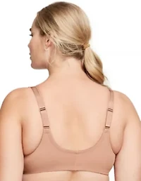 Full Figure Plus WonderWire Front-Closure Stretch Lace Bra Underwire #9245