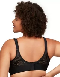 Full Figure Plus No-Sweat Mesh Sports Bra Wirefree #1068