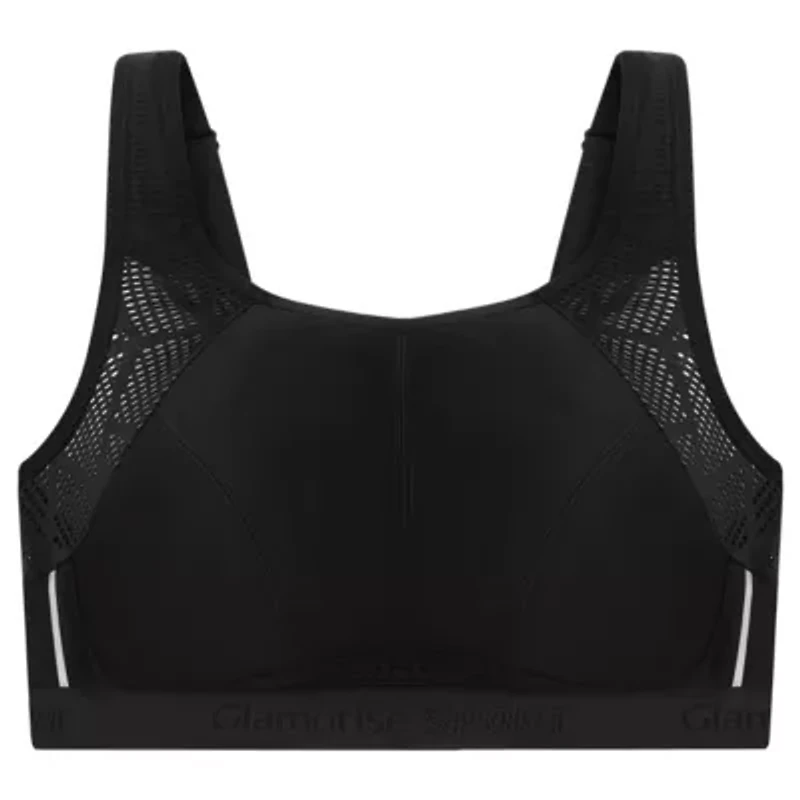 Full Figure Plus No-Sweat Mesh Sports Bra Wirefree #1068