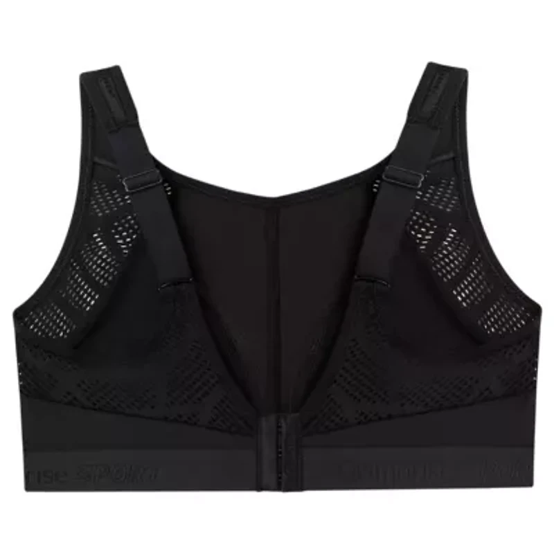 Full Figure Plus No-Sweat Mesh Sports Bra Wirefree #1068