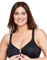 Full Figure Plus WonderWire Front-Closure Posture Back Bra Underwire #9265