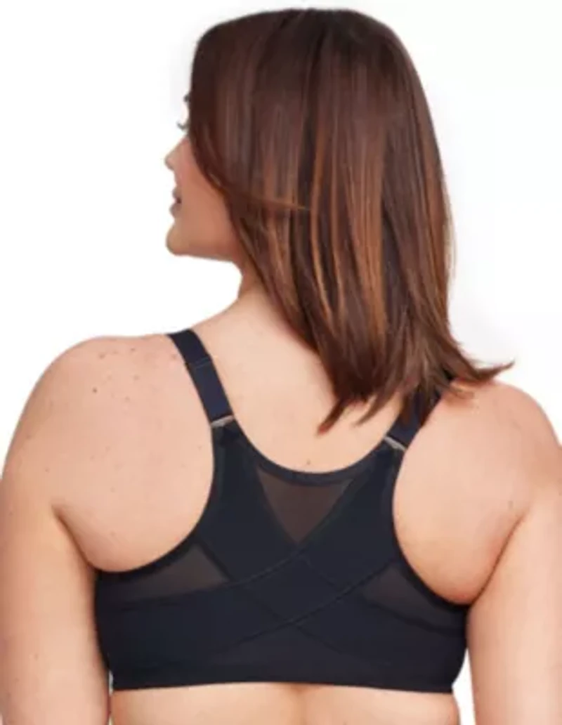 Full Figure Plus WonderWire Front-Closure Posture Back Bra Underwire #9265