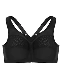 Full Figure Plus MagicLift Front-Closure Racerback Bra Wirefree #1206