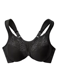 Full Figure Plus WonderWire Front-Closure Posture Lace Bra Underwire #1255