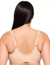 Full Figure Plus Front-Closure Cotton WonderWire Bra Underwire #1241