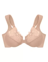 Full Figure Plus Front-Closure Cotton WonderWire Bra Underwire #1241