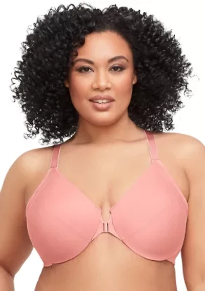 Full Figure Plus Front-Closure Smoothing WonderWire Bra Underwire #1247