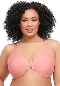 Full Figure Plus Front-Closure Smoothing WonderWire Bra Underwire #1247