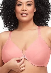 Full Figure Plus Front-Closure Smoothing WonderWire Bra Underwire #1247