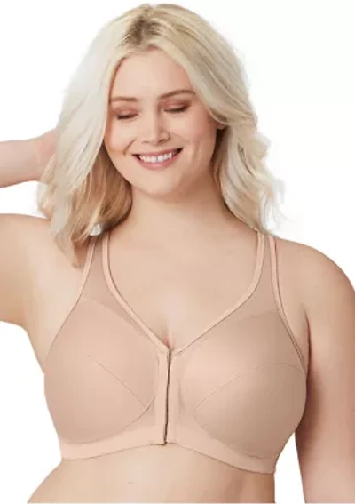 Full Figure Plus MagicLift Front-Closure Posture Back Bra Wirefree #1265
