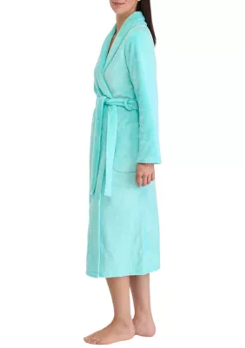 Folded Plush Robe