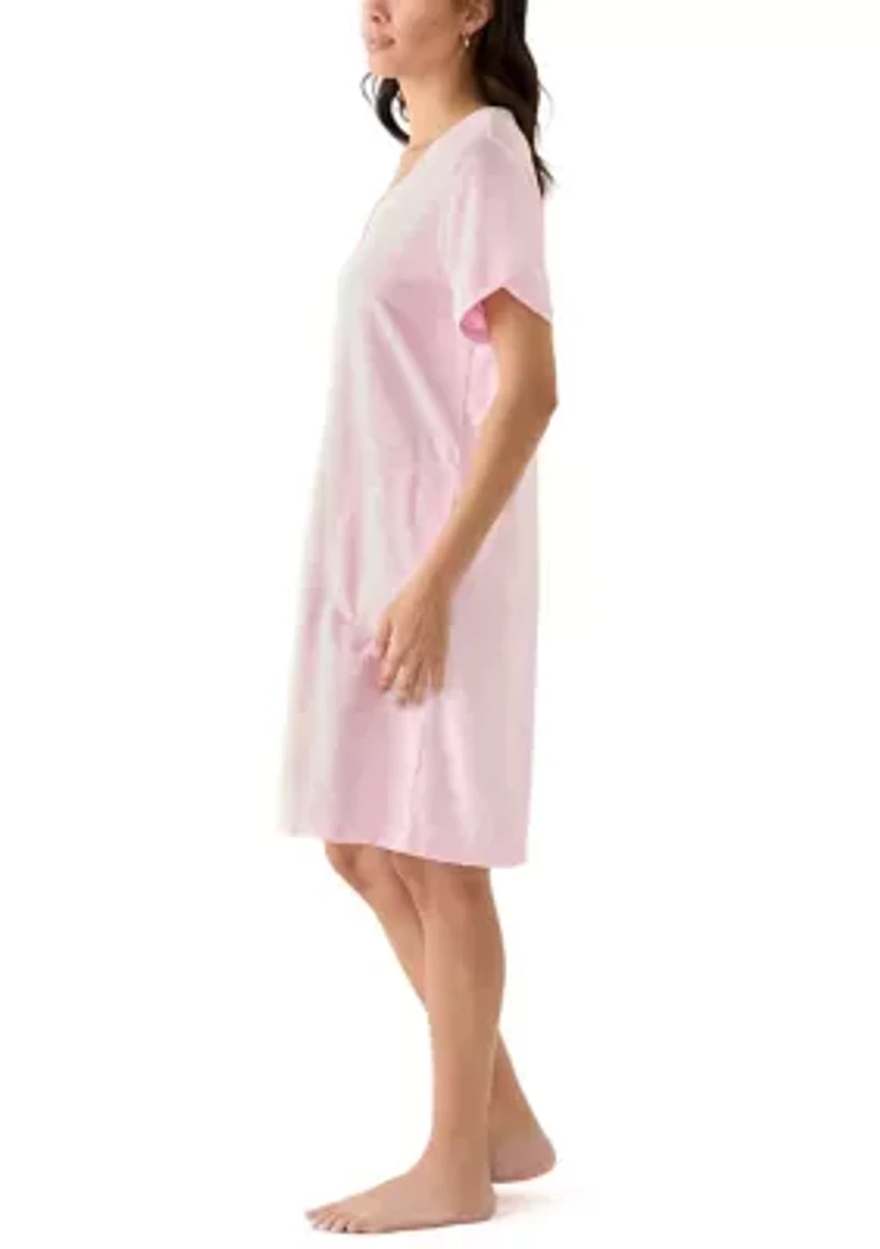 Embossed Terry Zip Robe