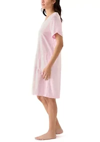 Embossed Terry Zip Robe