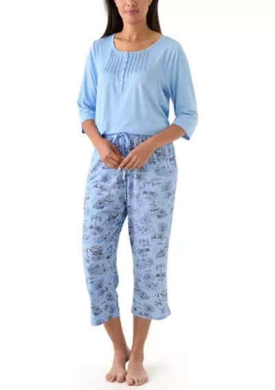 Printed Pajama Set