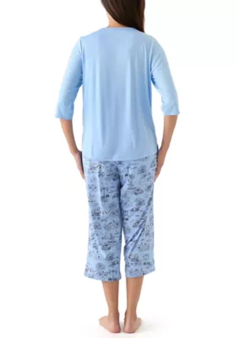 Printed Pajama Set