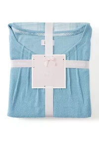 Women's Waffle Flannel Folded Set