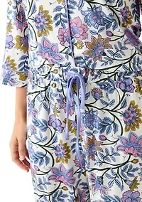 Women's Notch Collar Long Sleeve Pajama Set