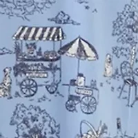 Plus 3/4 Sleeve Printed Sleepshirt