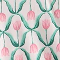 Women's Short Slim Ribbed Trim Set