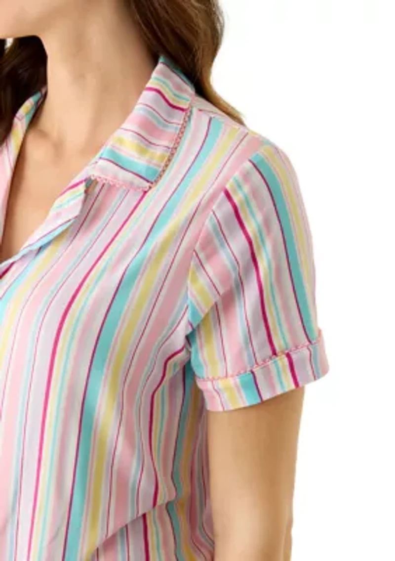 Women's Moms Day Short Sleeve Pajama Set