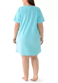 Plus Terry Embossed Zip Robe