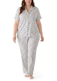 Plus Mom Day Pajama Set