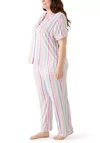 Plus Mom Day Pajama Set