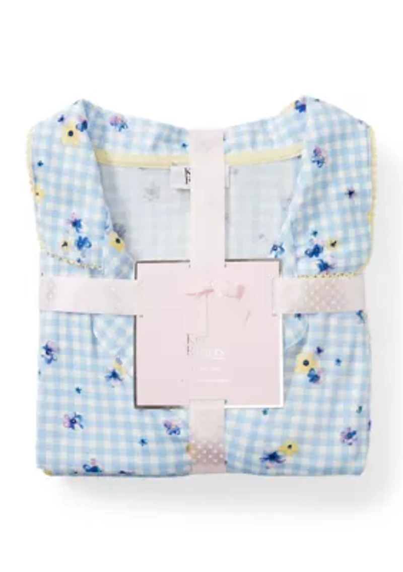 Plus Short Sleeve Pajama Set