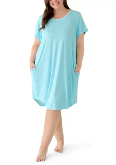 Plus Short Sleeve Sleepshirt