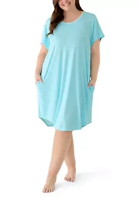 Plus Short Sleeve Sleepshirt