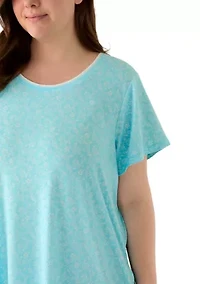 Plus Short Sleeve Sleepshirt