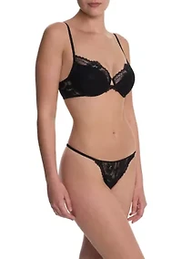 Fleur Padded Underwire Lace Demi Bra
