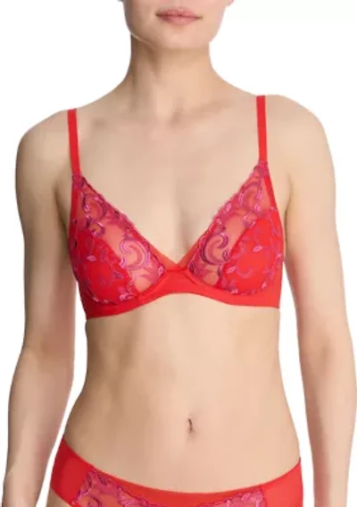 Embellished Underwire Bra