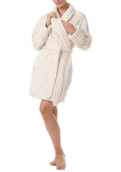 Long Sleeve Plush Robe