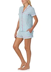 Printed Boxer Sleep Set