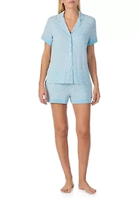 Women's Boxers Short Sleeve Pajama Set