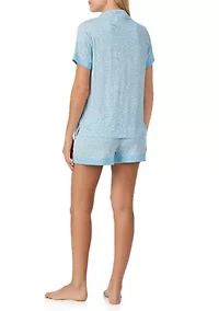 Women's Boxers Short Sleeve Pajama Set