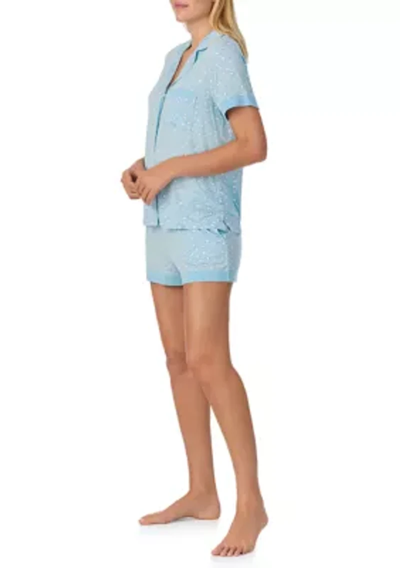 Women's Boxers Short Sleeve Pajama Set
