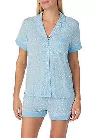 Women's Boxers Short Sleeve Pajama Set