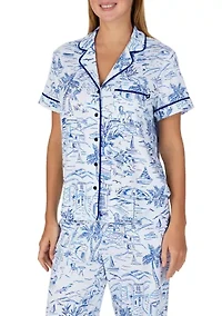 Women's Print Pajama Set