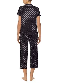 Cropped Pajama Set