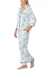 Women's Printed Knit Pajama Set