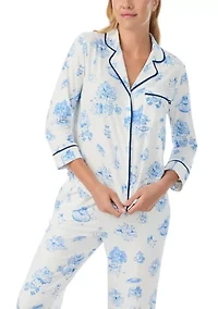 Women's Printed Knit Pajama Set