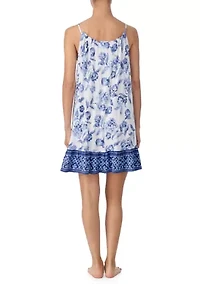 Women's Sleeveless Strappy Short Sleepdress