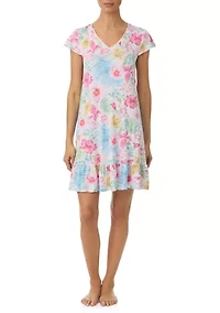 Women's Cap Sleeve Short Sleepdress