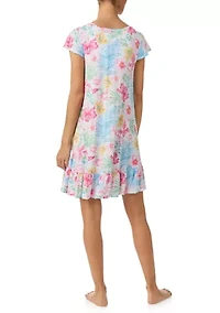 Women's Cap Sleeve Short Sleepdress