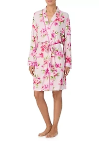 Women's Long Sleeve Short Robe