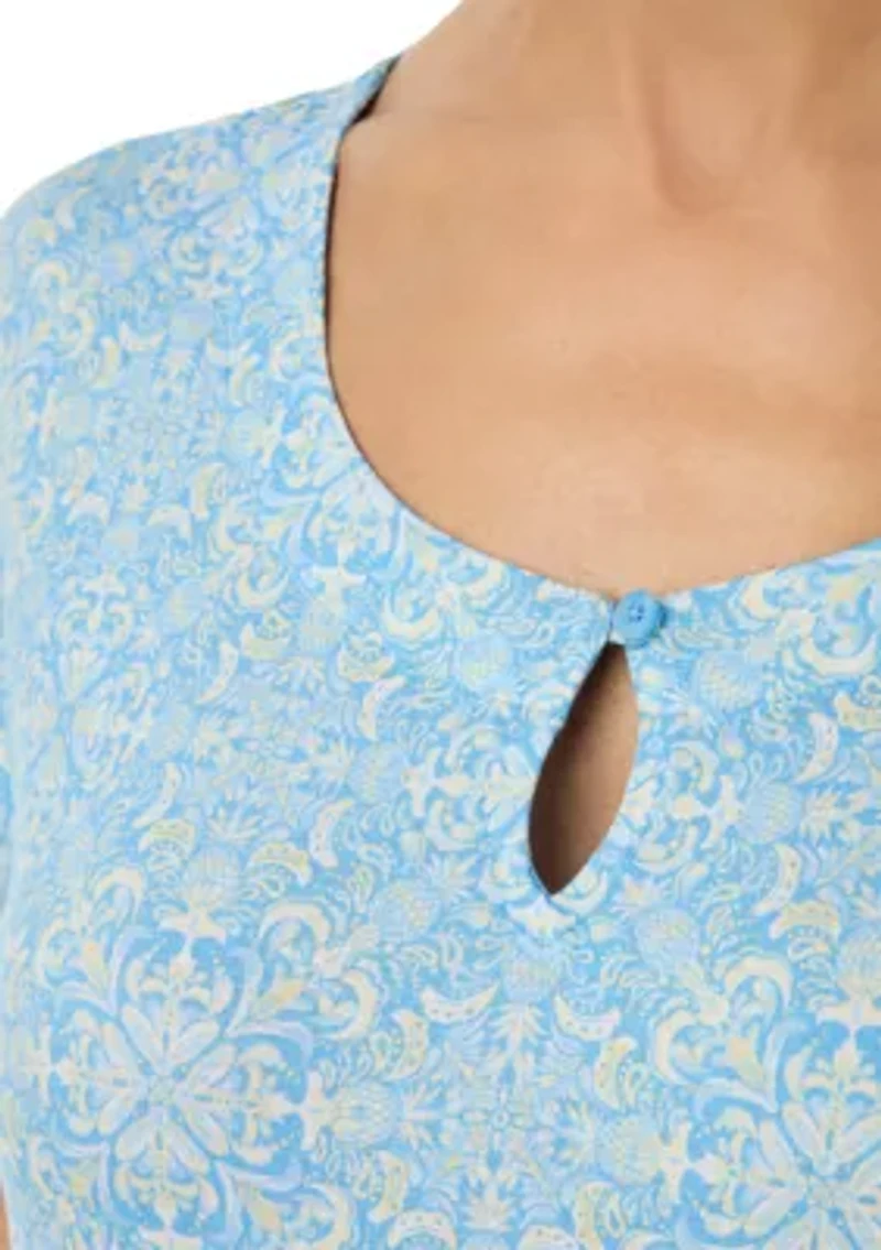 Women's Shirt and Shorts Pajama Bermuda Set
