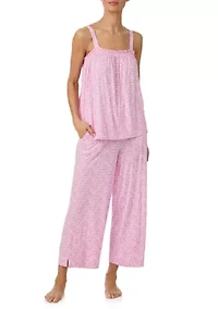 Women's Tank & Cropped Pants Pajama Set